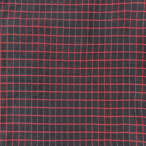 アフリカ布　マサイシュカ　レッド×ブラック（150cm x 200cm）