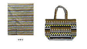 アフリカ布 トートバッグ